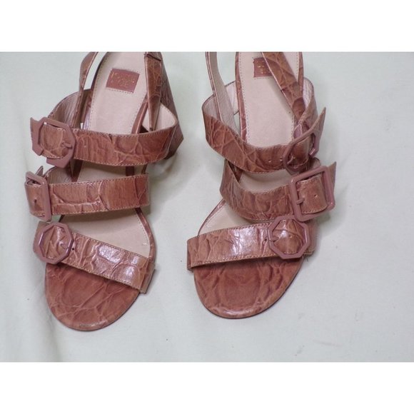 LOUISE ET CIE Loni Block Heel Strappy Sandal Shoes 9 Soft Rose NEW $160 - Picture 6 of 11